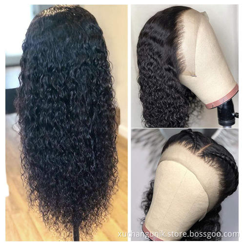 Uniky 100% Cuticle Aligned Mink Brazilian Hair Full Transparent Lace Wigs Virgin Human Hair 13*6 HD Deep Wave Full Lace Wig